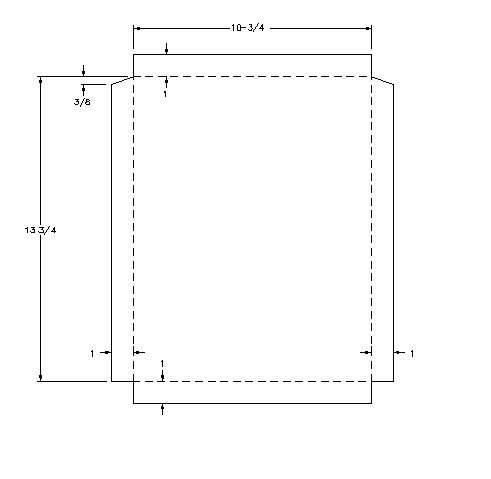 Dimensions of center panels