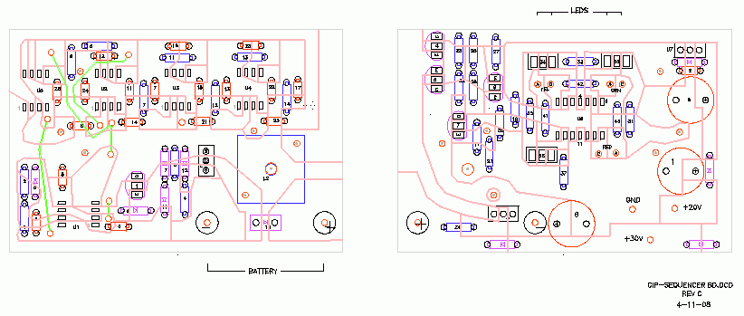 Sequenced DesulfatorBoard Layout
