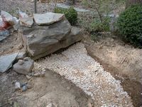 Stream mole guard gravel photo